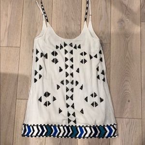 Beaded tank dress